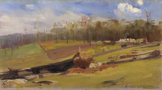 Arthur streeton Residence of J. Walker, Esq., Gembrook